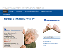 Tablet Screenshot of lahdenlahimmaispalvelu.fi